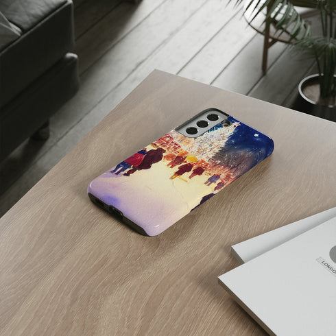 A Christmas Market in Denver Colorado - Impact Resistant Phone Case